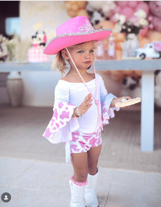 Pink Cow Print  Outfit