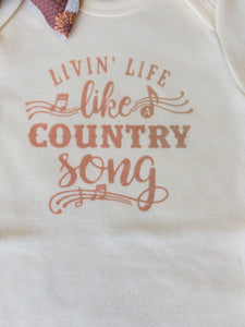 Country Song Baby Girl Outfit