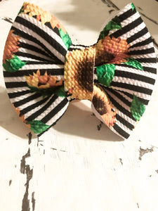 Sunflower Days Puff Style Bow