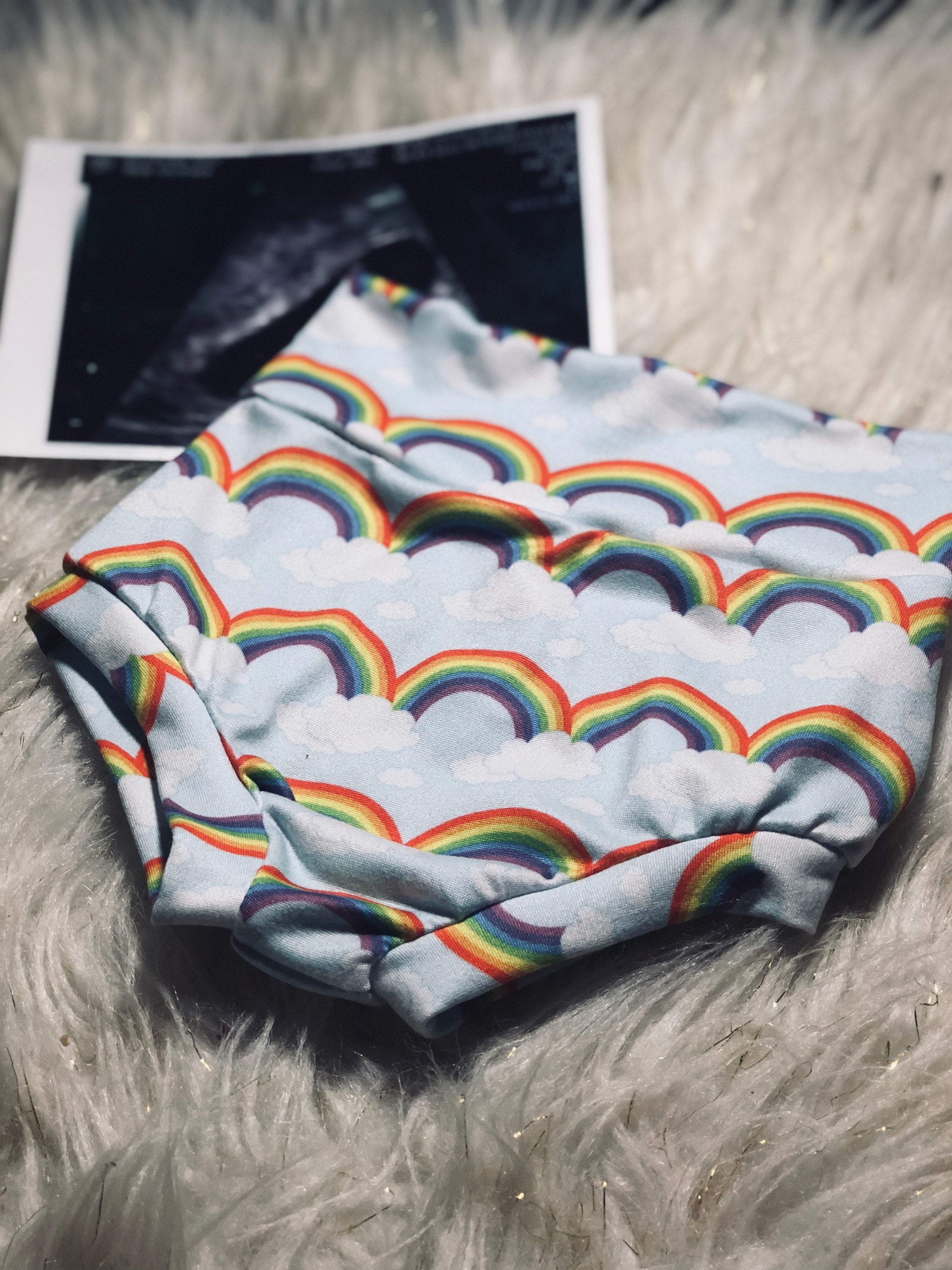 Rainbow Baby Bummie Design #2