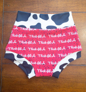 Thick-Fil-A Cow Baby Bummie Set