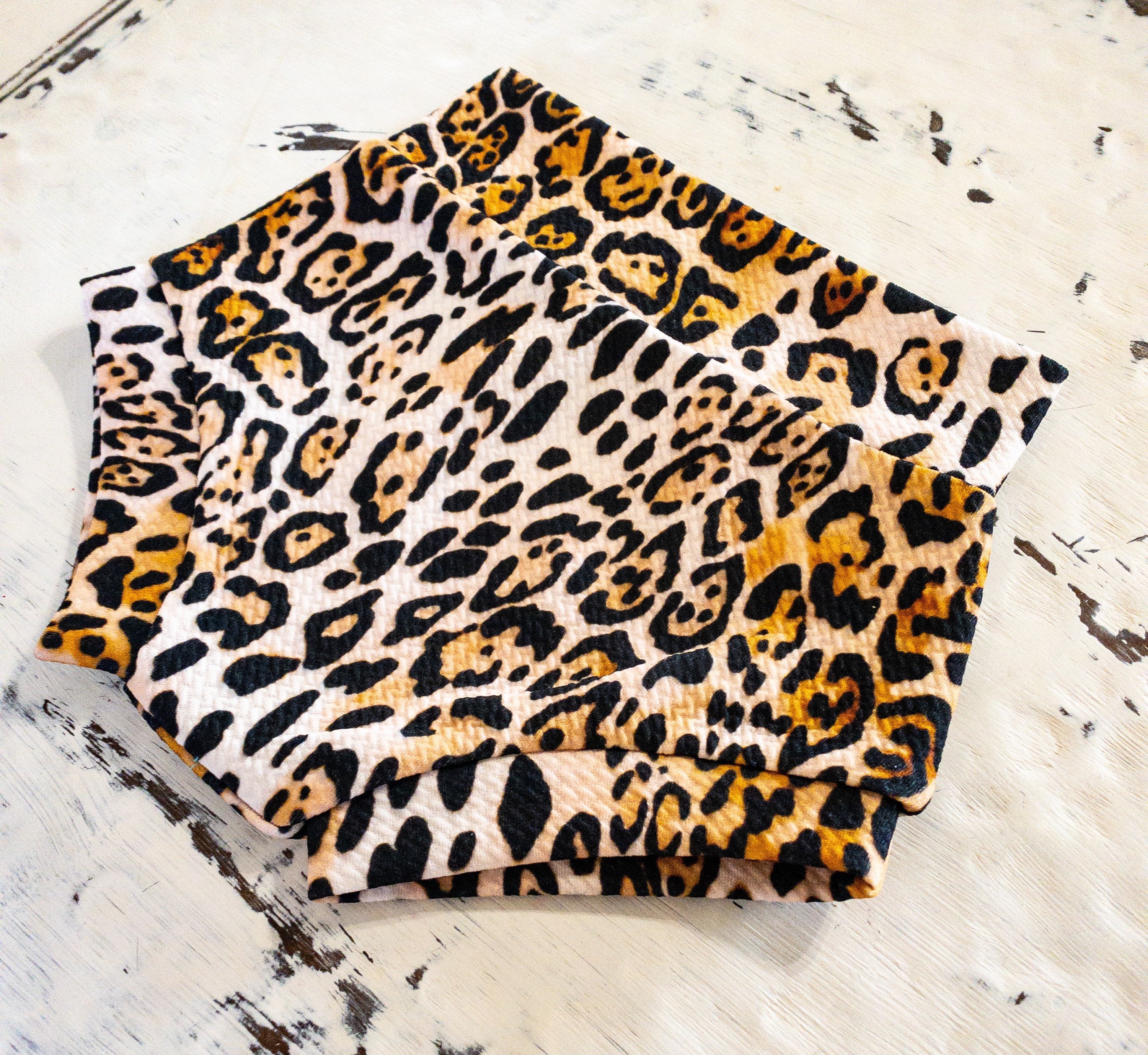 Leopard Print Cheetah Bummie with Fringe or No Fringe