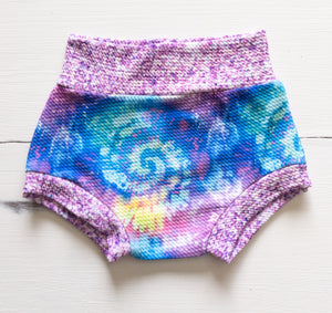 Spring Tie-Dye and Glitter Baby Bummie Set