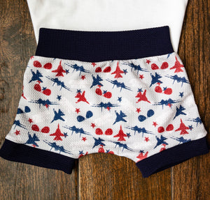 Talk to Me Goose Baby Boy Slacker Short Outfit