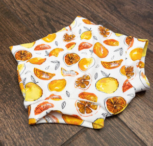 Orange Slice Baby Girl Bummies