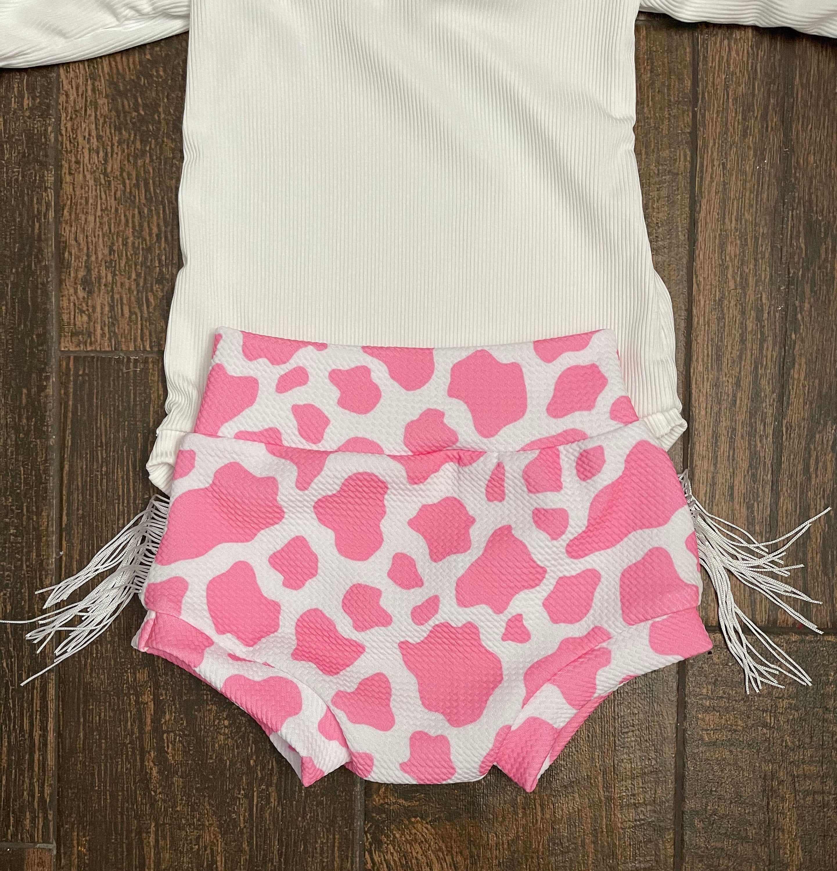 Pink Cow Print  Outfit