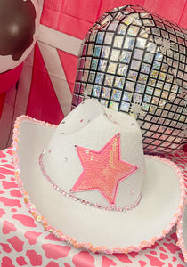 Bling Western Pink cowgirl Hat
